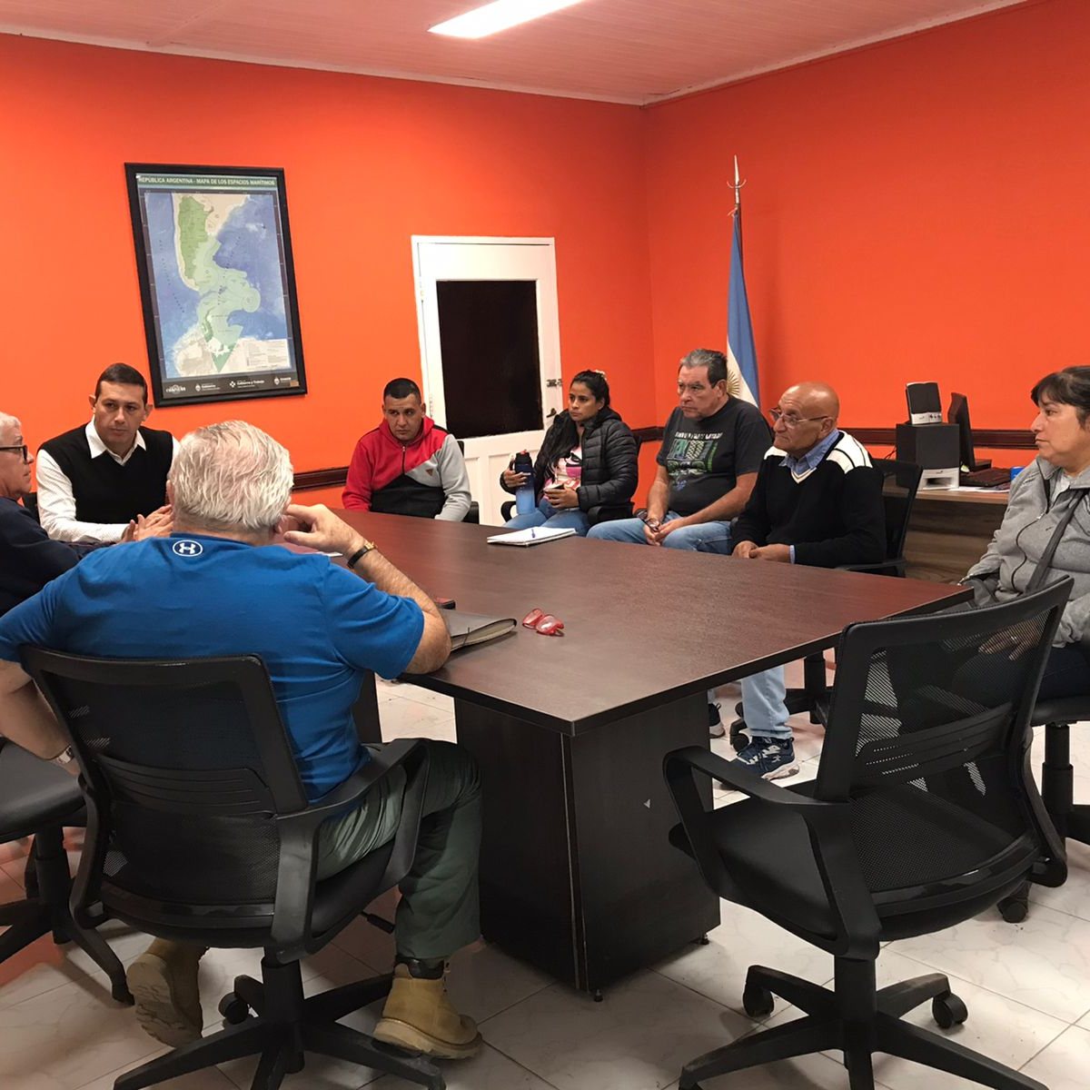 La Escondida | Encuentro entre el Intendente Alfredo Caballero y la Federación de Bomberos Voluntarios de la Provincia del Chaco