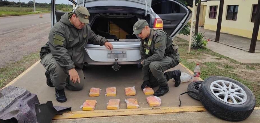 Gancedo | Secuestran 15 kilos de cocaína ocultos en un automóvil