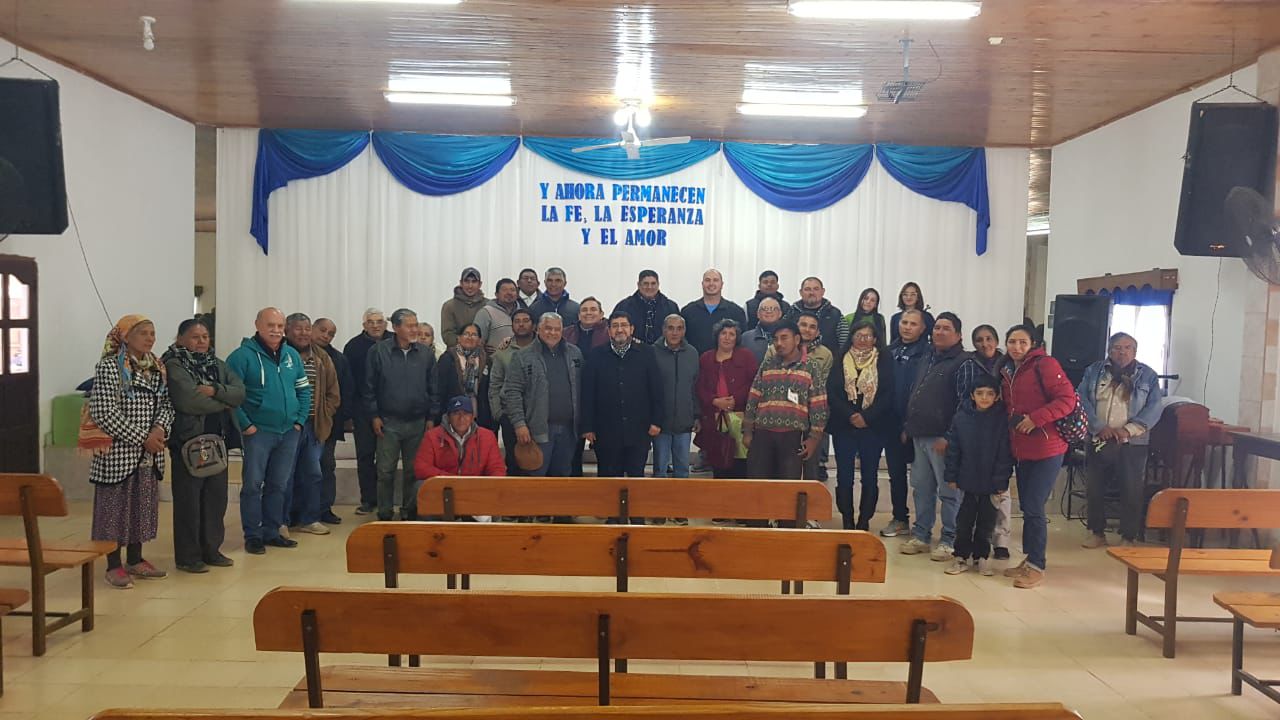 NUEVA POMPEYA: ÑACHEC Y EL ÁREA DE CULTO DE LA PROVINCIA SE REUNIERON CON IGLESIAS DE LA ZONA